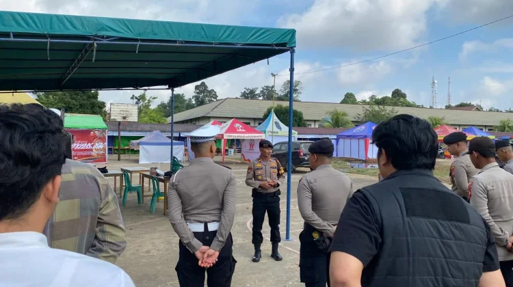 Pengamanan Hari Kedua PGD XV, Polres Sekadau Siagakan Personel
