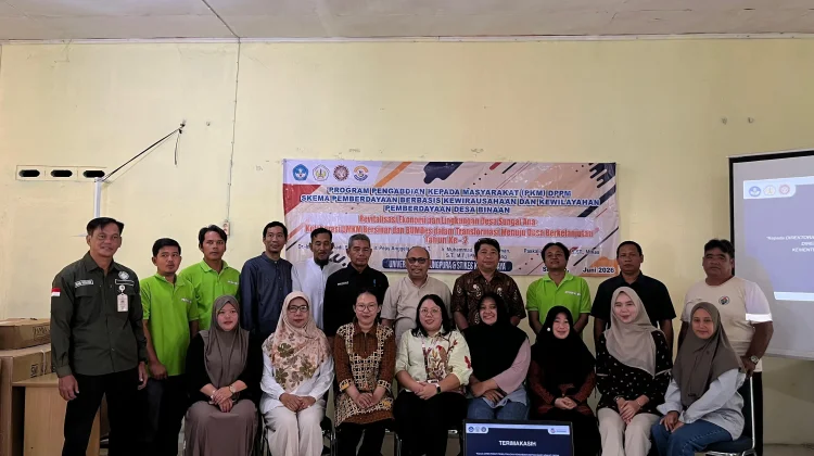 Desa Sungai Ana Terima Bantuan Alat Produksi dari Kemendikti Saintek