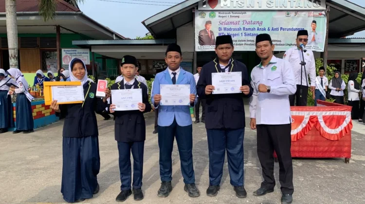 MTsN 1 Sintang Torehkan Prestasi di Kompetisi Matematika Tingkat Provinsi