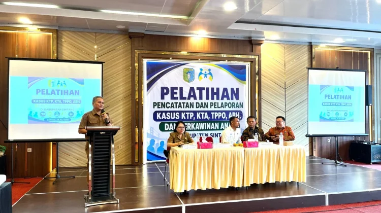 Pemkab Sintang Adakan Pelatihan Pencatatan Pelaporan Kasus