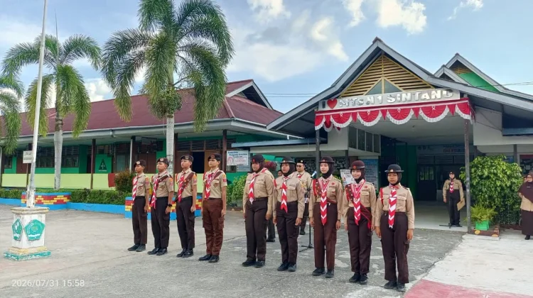 MTs Negeri 1 Sintang Mengelar Pelepasan Peserta Jambore Nasional 2026