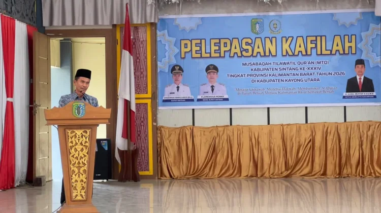 Bupati Sintang: Kafilah MTQ Harus Jadi Teladan dan Jaga Nama Baik Daerah