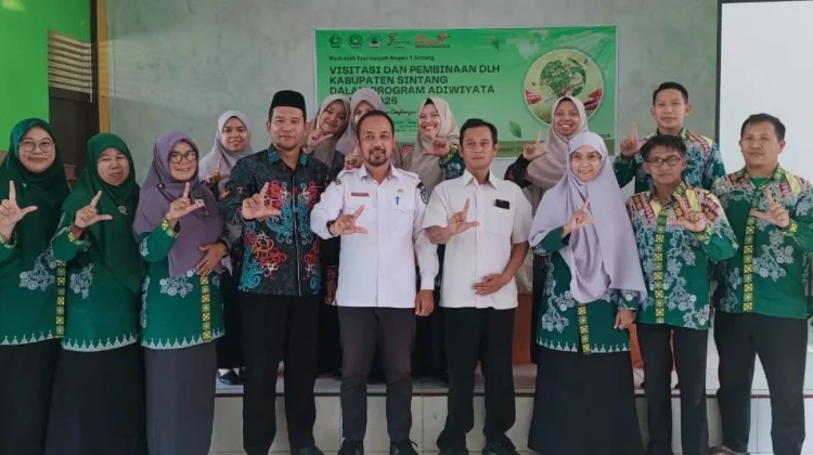 MTs Negeri 1 Sintang Terima Visitasi dan Pembinaan Program Adiwiyata Tahun 2026