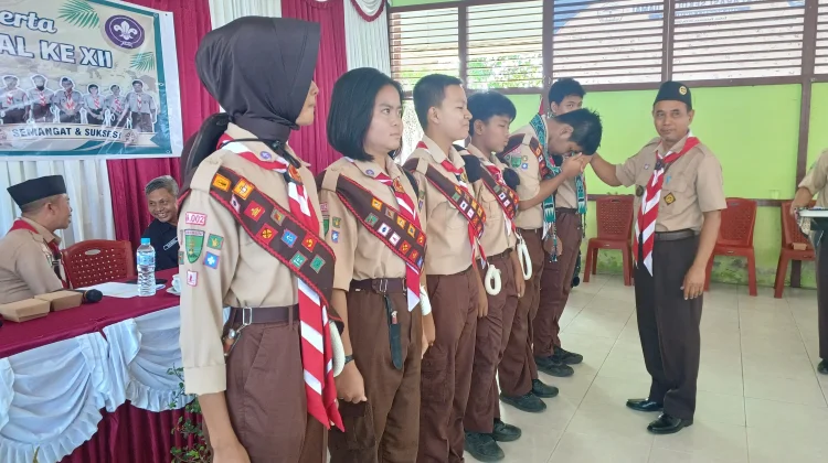 Kwarran Binjai Hulu Bangga Enam Siswa SMPN 1 Binjai Hulu Ikuti Jamnas XII di Cibubur