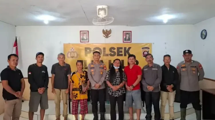 Polsek Ella Hilir Fasilitasi Mediasi Permasalahan Warga Desa Sungai Labuk