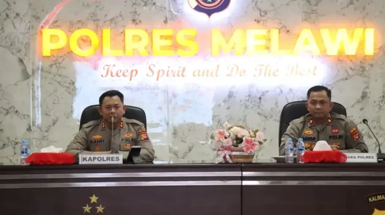 Kapolres Melawi Dorong Bhabinkamtibmas Perkuat Deteksi Dini