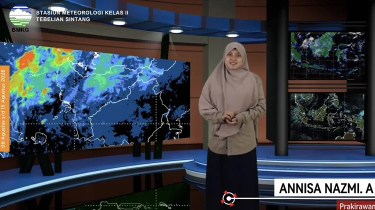 BMKG Sintang: Potensi Hujan Seminggu Kedepan Rendah
