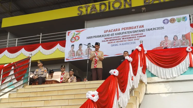 Pemkab Sintang Peringati Hari Ulang Tahun Pramuka ke-65