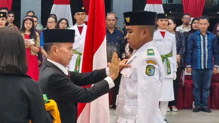 33 Paskibraka Sintang 2026 Dikukuhkan, Siap Kibarkan Merah Putih