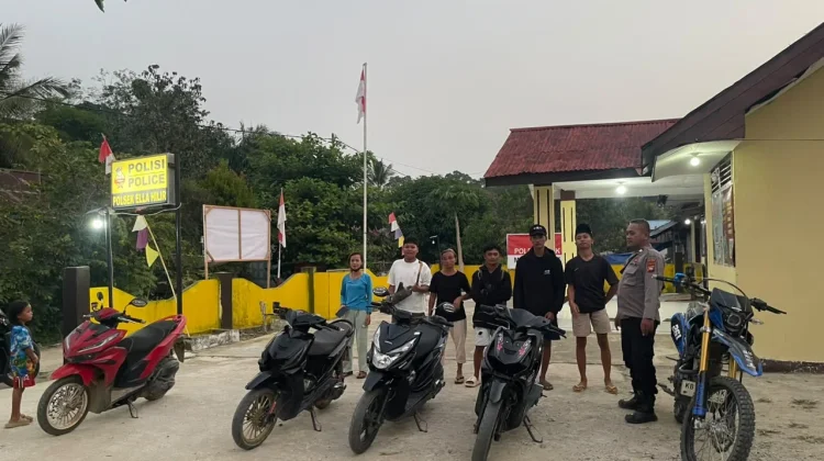 Polsek Ella Hilir Tertibkan Knalpot Brong dan Balapan Liar