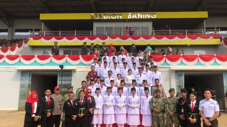 Stadion Baning Jadi Saksi Perayaan HUT ke-81 RI di Kabupaten Sintang