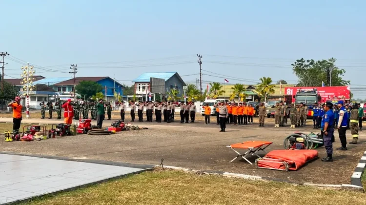 Hadapi Karhutla, Polres Melawi Siagakan Personel dan Sarpras