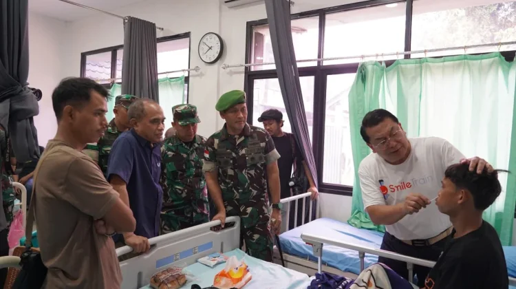 Danrem 121/Abw Tinjau Pelaksanaan Operasi Bibir Sumbing Gratis