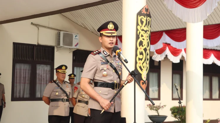Polres Sekadau Adakan Upacara Hari Juang Polri