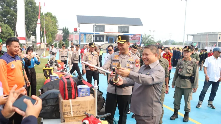 Tangani Karhutla, Polres Sekadau Pastikan Kelengkapan Sapras Pemadam Api