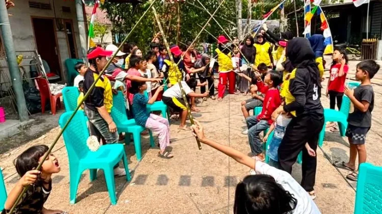 Kemeriahan Semarak HUT ke-81 RI di Gang Kemunting Sintang