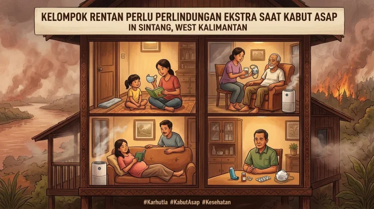 Kelompok Rentan Perlu Perlindungan Ekstra saat Kabut Asap