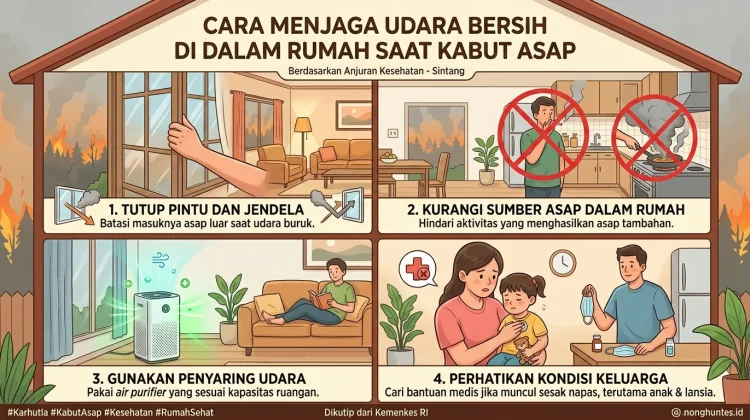 Kabut Asap Menebal, Ini Cara Menjaga Udara di dalam Rumah