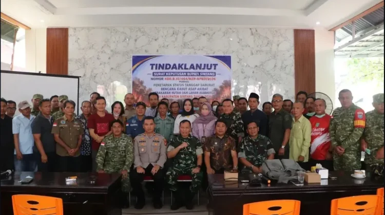 Cegah Karhutla, TNI Dorong Sinergi Litas Stake Holder
