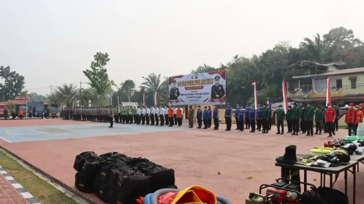Polres Melawi Perkuat Sinergi Pasukan dan Sarpras dalam Penanganan Karhutla