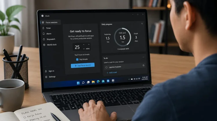 Bukan Sekadar Penunjuk Waktu, Windows Clock Bisa Bantu Mengatur Hari