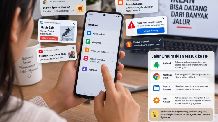 Bukan Cuma saat Browsing, Begini Cara Iklan Bisa Masuk ke HP