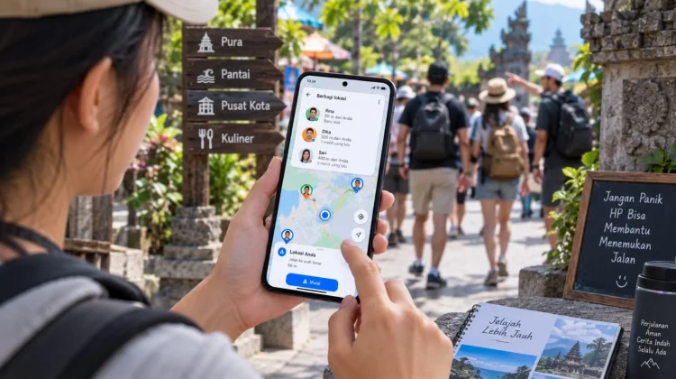 Terpisah dari Rombongan saat Liburan? Jangan Panik, HP Bisa Jadi Penunjuk Jalan