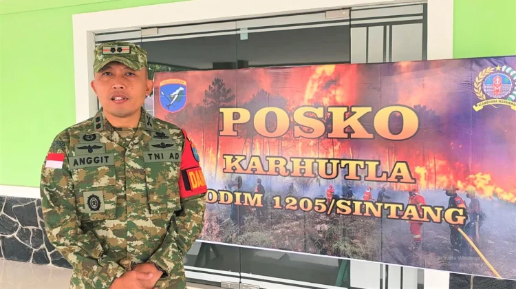 Hotspot Karhutla Menurun, Dandim Sintang Tekankan Kecepatan Respons dan Sinergi