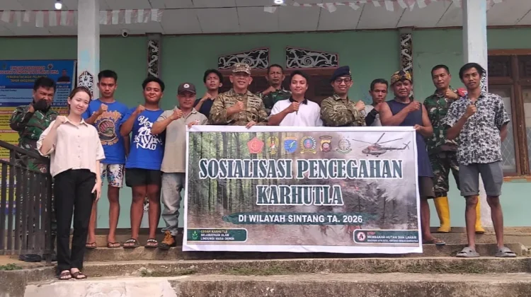 Kunjungi Desa-Desa di Kelam Permai, Tim Mabes TNI Ajak Warga Jaga Alam
