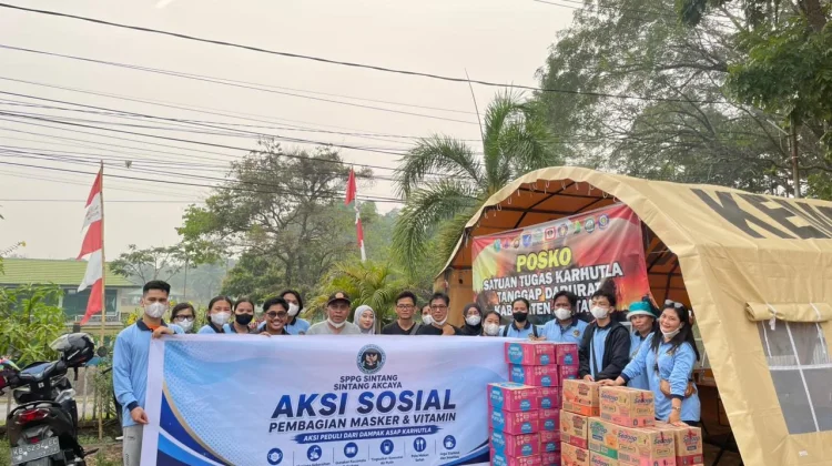 Yayasan Miltoni Jarau Bagikan 2.500 Masker dan 1.000 Vitamin Gratis