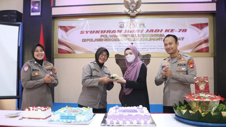Hari Jadi Polwan ke-78, Kapolres Sekadau Apresiasi Dedikasi Polwan