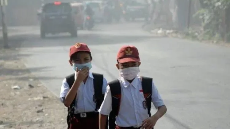 Cara melindungi anak dari asap kebakaran hutan