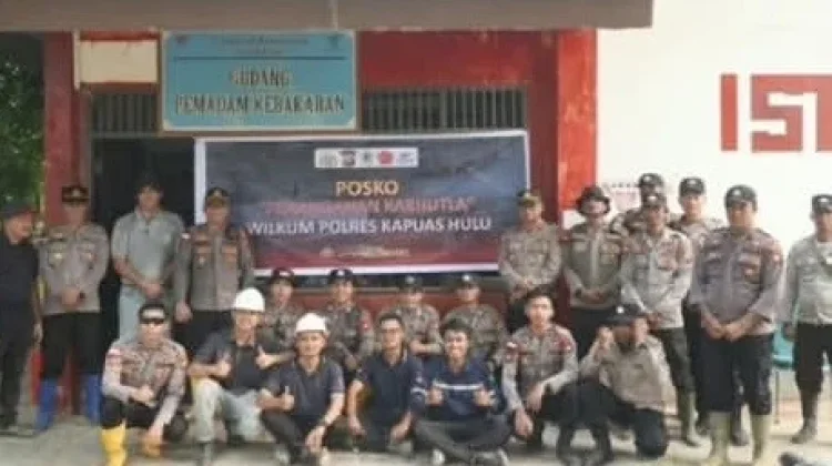 Polres Kapuas Hulu Latih Personel Gunakan X-Fire untuk Penanganan Karhutla