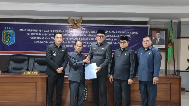 Bupati dan DPRD Sintang Sepakati Perubahan APBD 2026