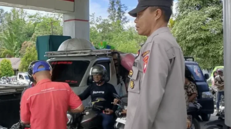 Polsek Hulu Gurung Monitoring Distribusi BBM