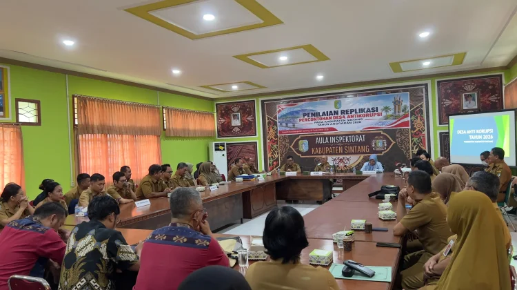 Tiga Desa Jadi Percontohan dalam Penilaian Desa Antikorupsi Sintang 2026