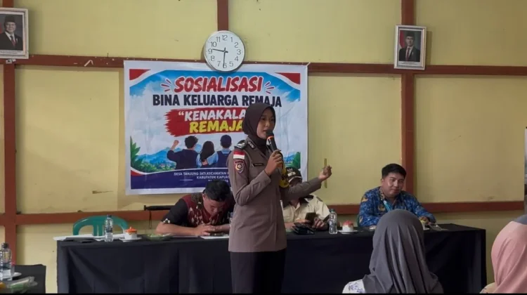 Polsek Putussibau Selatan Edukasi Peran Orang Tua Cegah Kenakalan Remaja