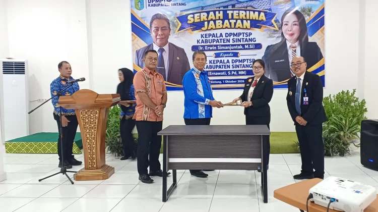 Erwin Purna Tugas, Ernawati Lanjutkan Kepemimpinan DPMPTSP Sintang
