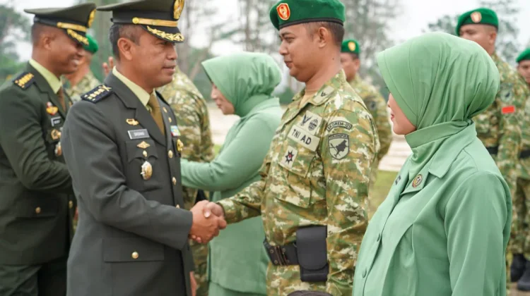 Kasrem 121/Abw: Kenaikan Pangkat Prajurit Tingkatkan Disiplin dan Tanggung Jawab