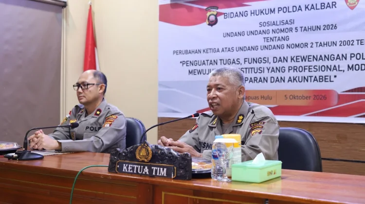 Bidkum Polda Kalbar Sosialisasikan Penyuluhan Hukum di Polres Kapuas Hulu