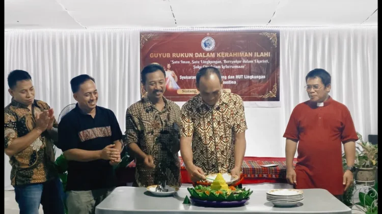 HUT ke-2 Lingkungan Santa Faustina, Umat Diajak Hidup dalam Belas Kasih