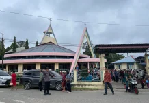 Polres Sekadau Lakukan Pengamanan Ibadah
