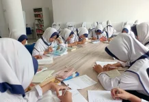 Pelajar MTsN Sintang Ikuti Pembelajaran Tadabur Al-Qur’an