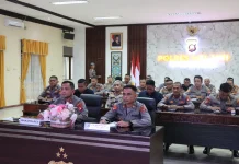 Polres Melawi Tindaklanjuti Arahan Kapolda dalam Rapim 2026