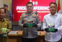 Polres Sintang Gagalkan Penyelundupan 59,8 Kg Sabu Asal Badau