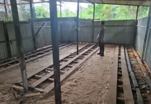 Polsek Pengkadan Cek Lokasi Diduga Timbun BBM