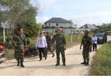 Ini Capaian Pelaksanaan TMMD di Kelurahan Kapuas Kanan Hilir