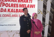 Polres Melawi Gelar Wisuda Purna Bhakti