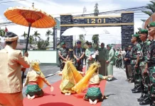 Danrem 121/Abw dampingi Pangdam XII/Tpr Kunjungi Makodim 1201/Mempawah