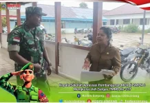 Fasilitas MCK SMPN 6 Mengkurai Rampung Dibangun Satgas TMMD